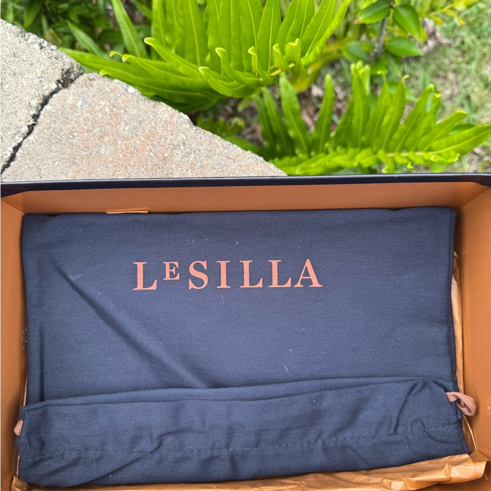 Le Silla Rose Gold Metallic Slide Sandals with Crystal Detail – EU 38 / US 7.5 - Picture 11 of 11